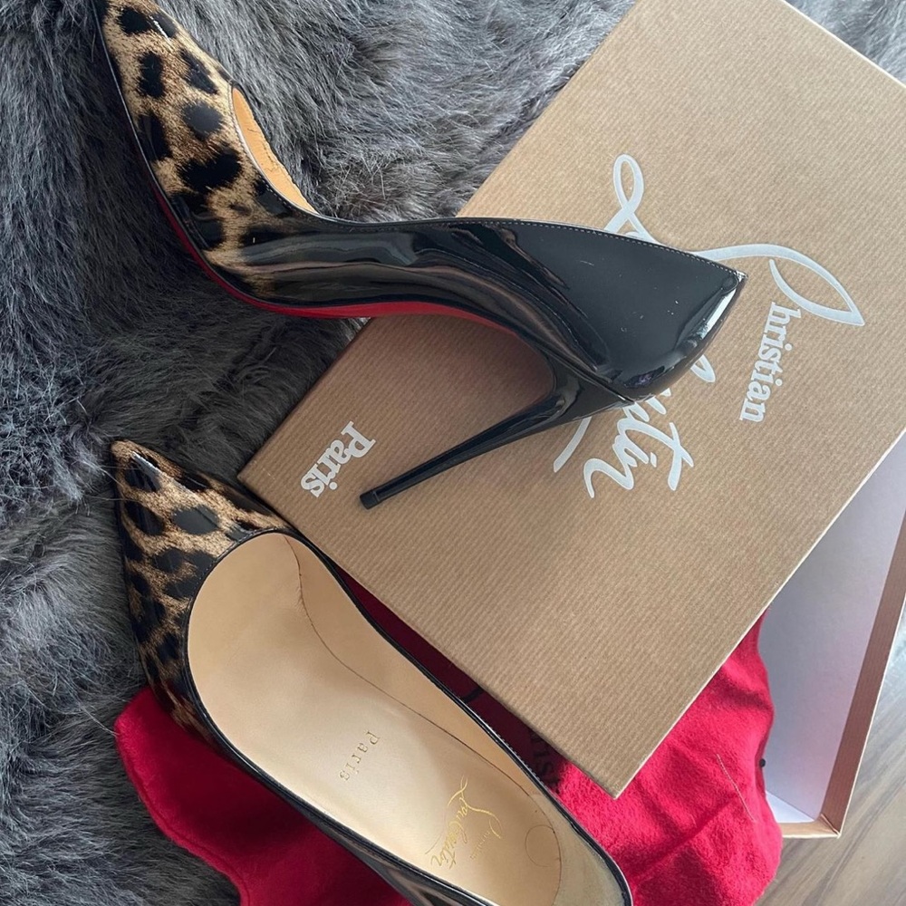 Christian Louboutin Pigalle Follies Leopard Degrade Stiletto Heels